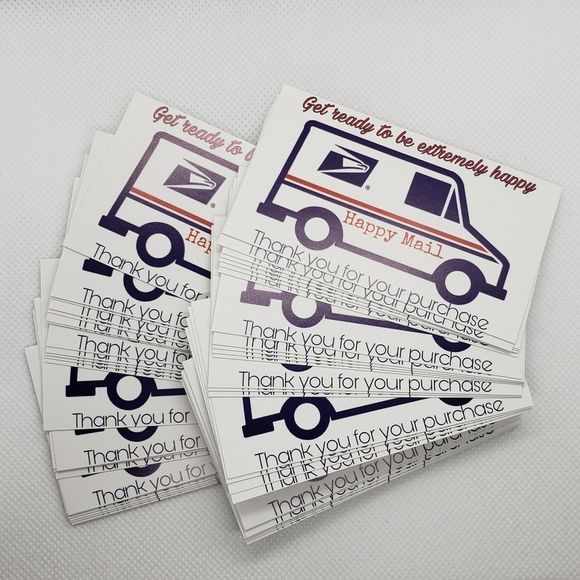 8/$20 Poshmark Thank You Cards Shipping Feedback - Picture 3 of 6